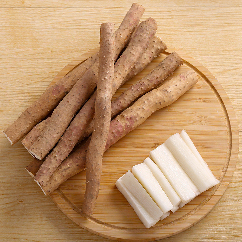 新鲜垆土铁棍山药铁杆淮怀山药河南焦作温县特产净重五斤包邮|ms