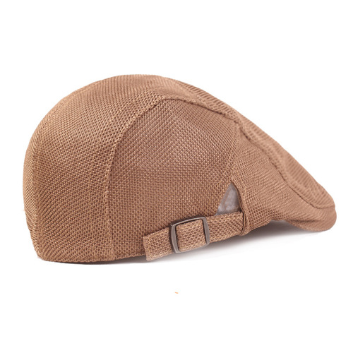 Beret, women's summer mesh hat, breathable forward hat, sun visor, men's peaked cap, literary youth hat