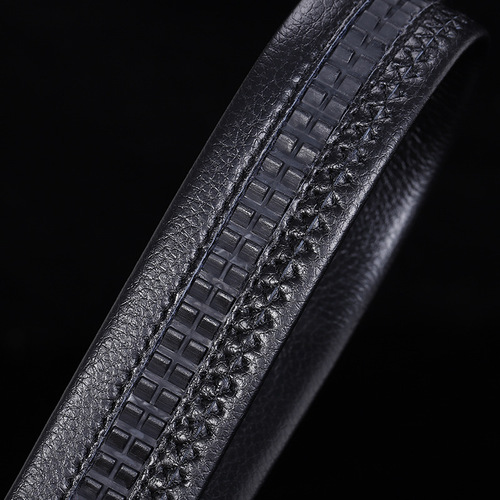 Men's belt business casual automatic buckle crocodile faucet belt gift manufacturer wholesale