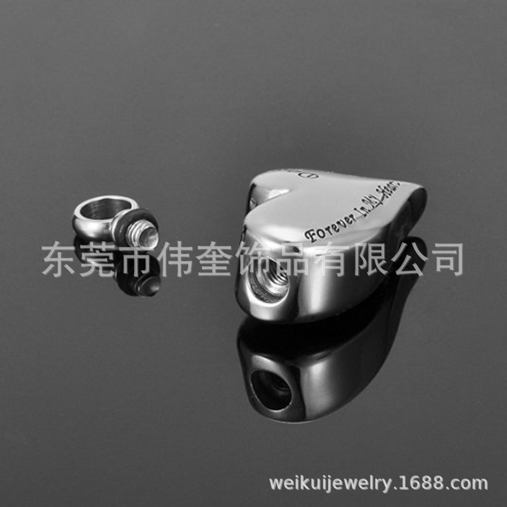 Collar conmemorativo Collar de cenizas collar de cremación en forma de corazón colgante conmemorativo Collar personalizado de hombres y mujeres collar de perfume al por mayor