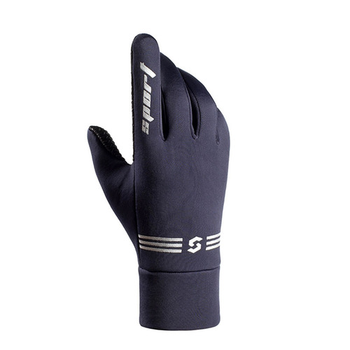 Mens Off-Season Fleece Lined Touchscreen Waterproof Windproof Warm Sports Gloves Full Finger Gloves with One-Piece Shipping
