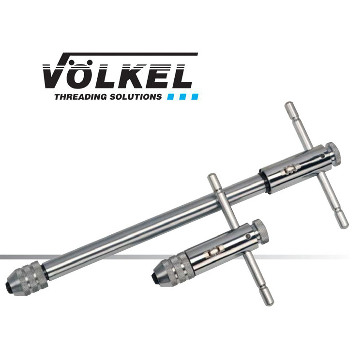 VOLKEL/德国沃克 丝锥棘轮绞手全钢制品质 M3-M10 1/8-3/8