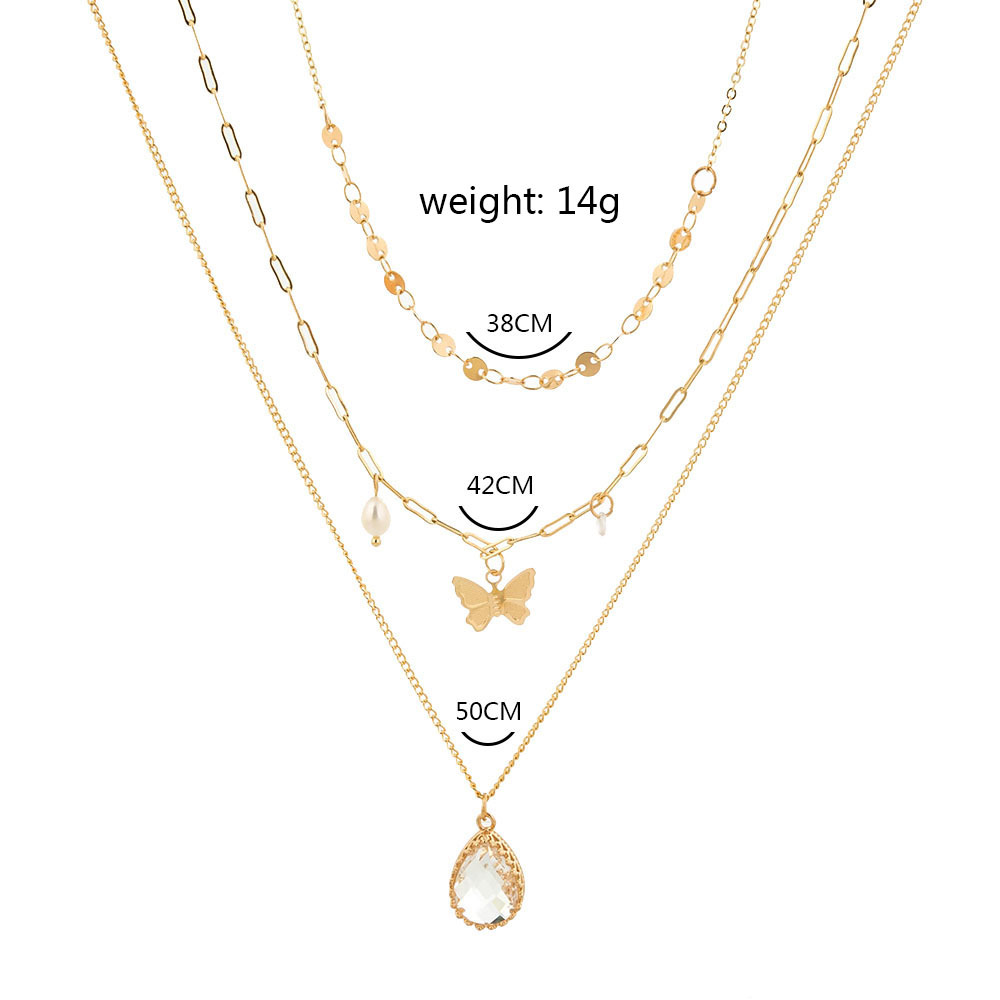 Fashion Metal Roman Retro Alphabet Coin Multi-layer Long Necklace For Women display picture 17