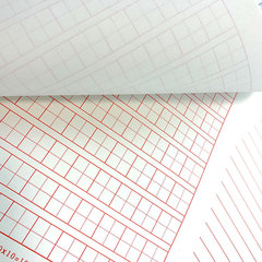 16k信紙稿紙本硬筆書法本練字本書寫紙紅米單線雙線綠米方格田格
