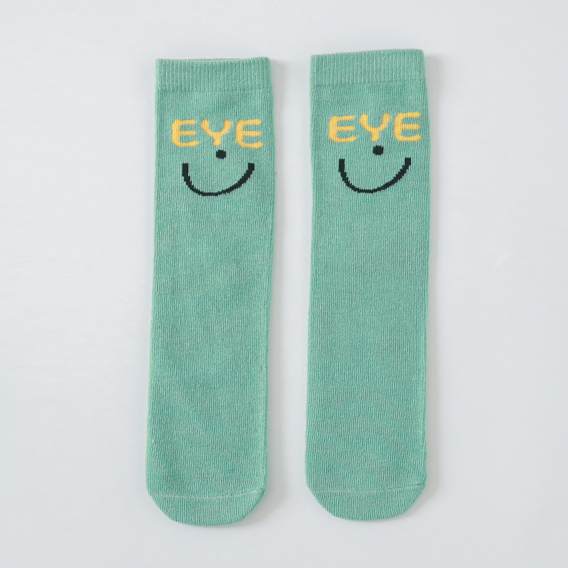 Primavera/verano 2020 nuevos calcetines para niños de dibujos animados lindos calcetines a media pierna calcetines altos para bebés calcetines para niños y niñas