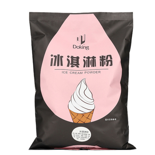 Shield King Ice Cream Powder 1000g Bag, Commercial Ingredients for Soft Serve Ice Cream, Flavor: Matcha and Original Flavor