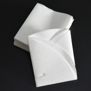 Disposable mask paper two-layer folding two-in-one pearl film mask cloth silk folding mask paper processing customization