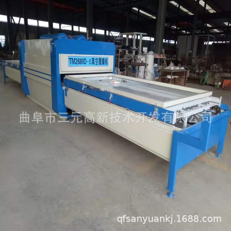 室内门橱柜衣柜门真空覆膜机 双工位大负压真空吸塑机 自动裁切