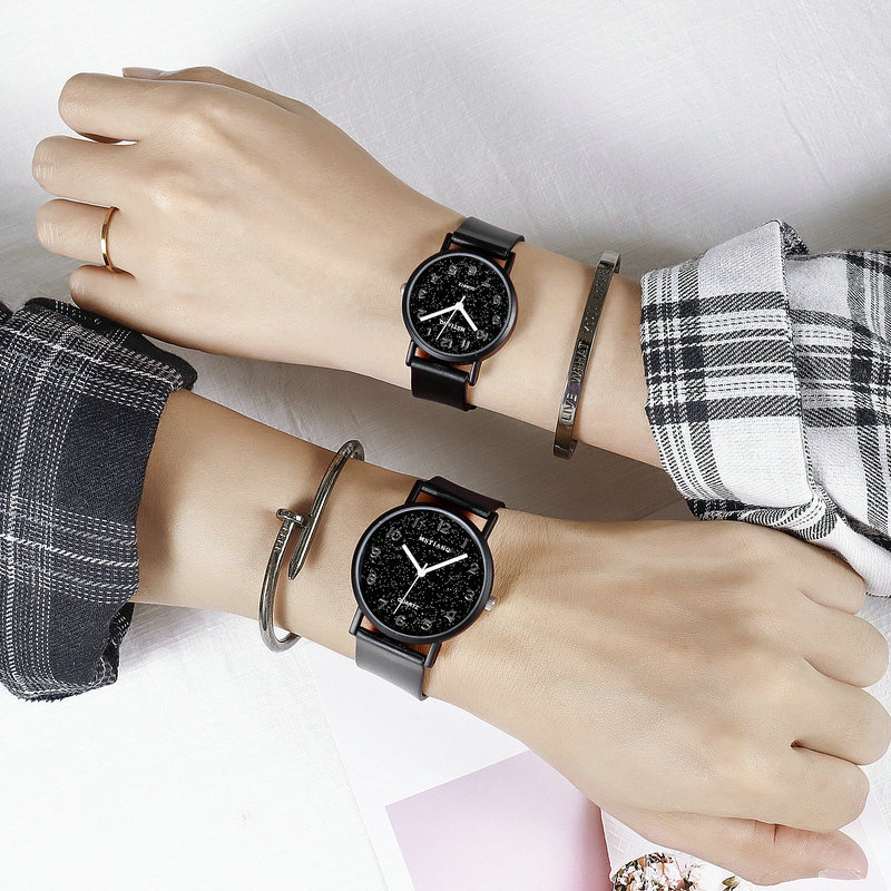 2020 new Starry Sky Watch girls' niche simple casual student super popular ins style Harajuku style artistic temperament 2020 new Starry Sky Watch girls' niche simple casual student super popular ins style Harajuku style artistic temperament