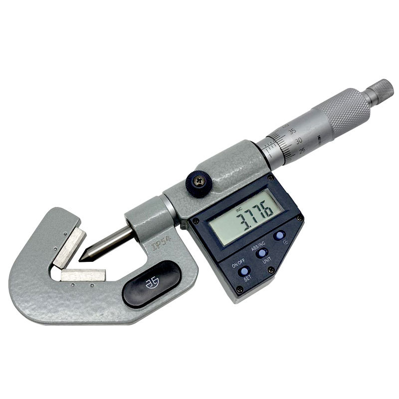 青海青量电子奇数沟千分尺数显三沟千分尺三角外圆测量1-15 5-20