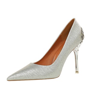 2689-3 show thin metal with European and American wind fashion sexy high-heeled shallow mouth pointed high heel shoes sh