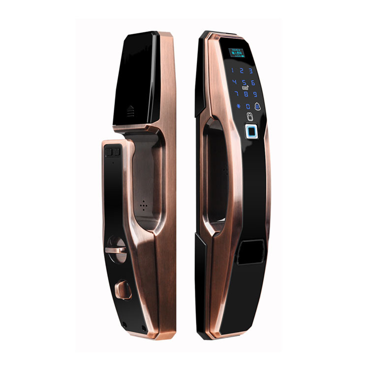 智能门锁指纹密码锁 家用防盗门指纹锁自动锁批发