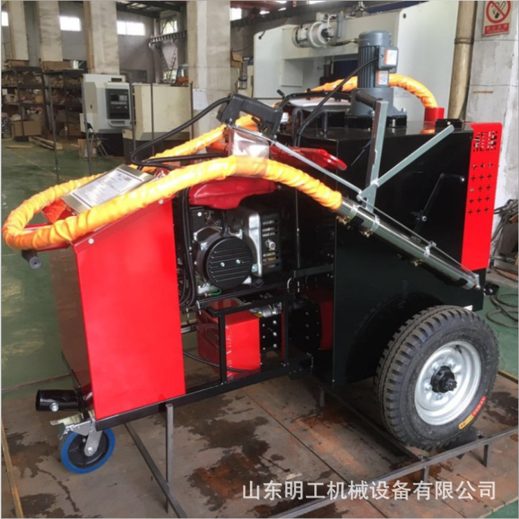 手推式60升灌缝机 市政养护修补设备 小型100L沥青路面灌缝机