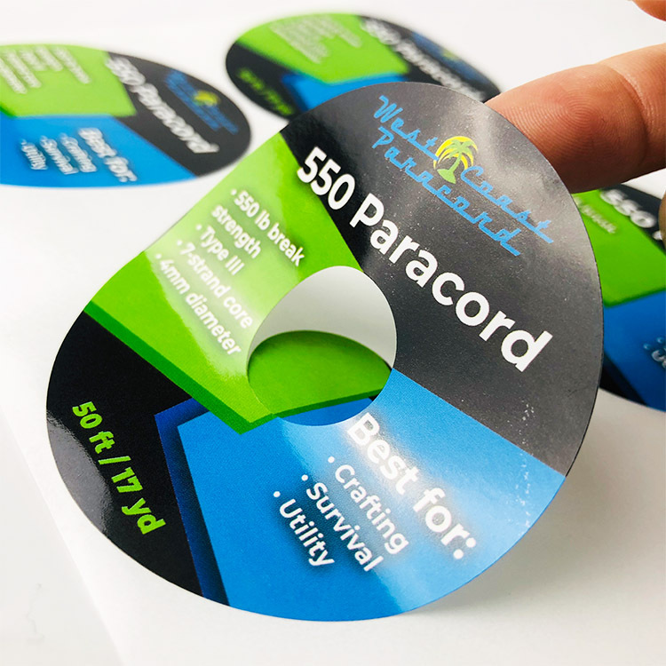 厂家直销商品不干胶PVC透明纸标签印刷 各类彩色贴纸可定制