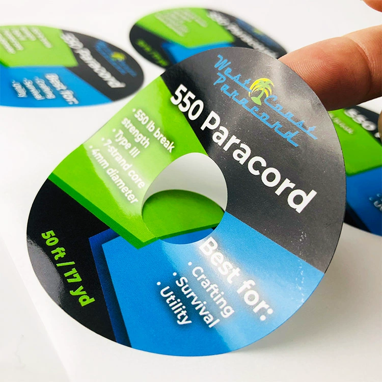 Прямые продажи с фабрики, самоклеящиеся прозрачные бумажные этикетки из ПВХ, печать различных красочных наклеек, могут быть настроены по индивидуальному заказу