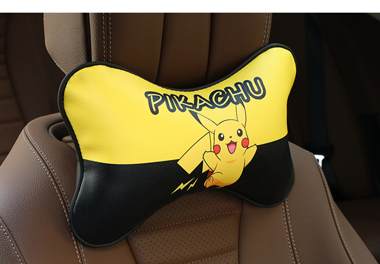 Cute Neck Pillow Memory Foam Cartoon Car Seat Pillow Four Seasons Universal Cushion Car Headrest Waist