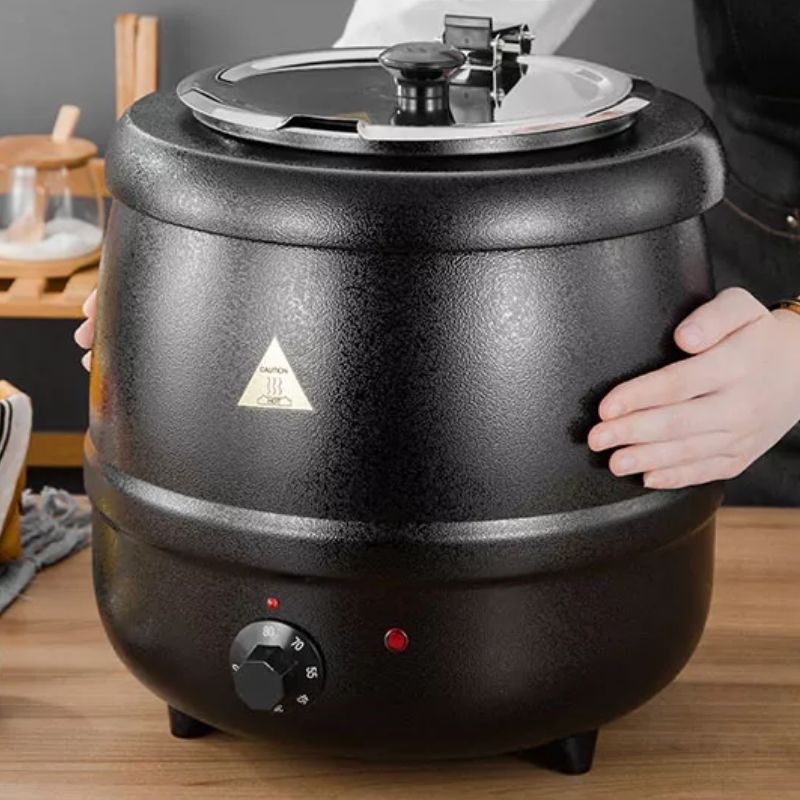 厂家直销欣琪不锈钢电子暖汤煲 10L自助餐餐炉 电热不锈钢暖汤煲|ru