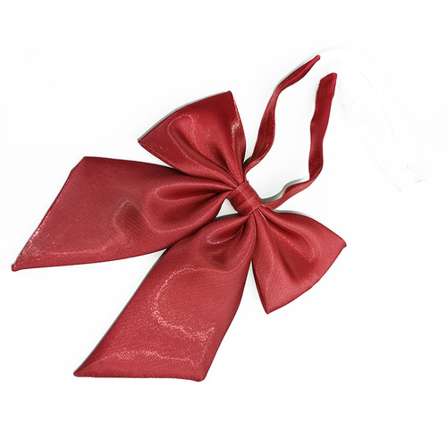 Collar flower JK bow tie shiny solid color feather Japanese style uniform school uniform student sailor uniform female bow