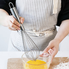 Baking tools egg beater stainless steel thick mixer semi-automatic egg beater manual mini silicone beater