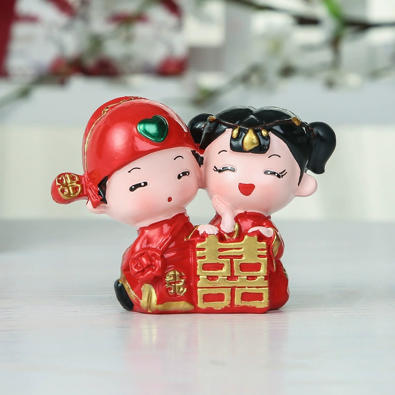 С Resin crafts Centennial Haohe Car Swing Wedding House Creative Home Cake Baking Decoration Gifts wholesale