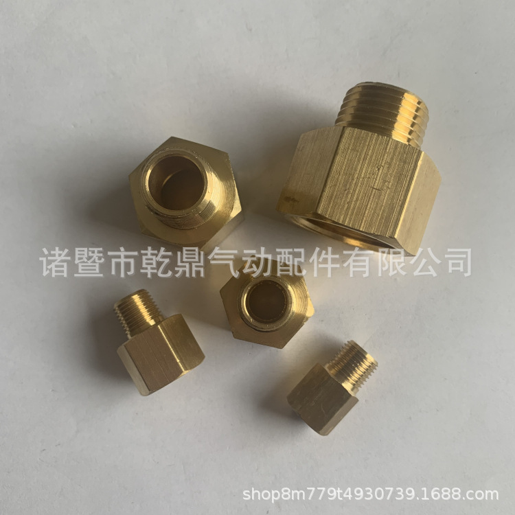仪表接头 黄铜锥度面密封接头 全铜高压仪表管接头 压力表接头