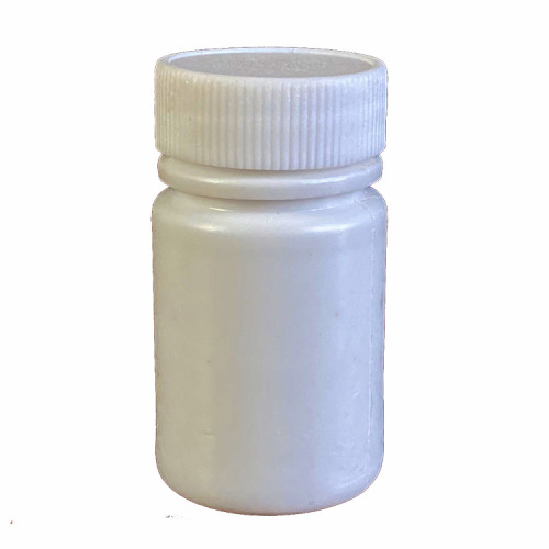 Bulk 30ml plastic bottle powder solid packaging jar, light-proof small bottle, divider bottle, white empty bottle with cap