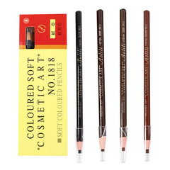 Factory direct sales drawstring eyebrow eyebrow pencil waterproof non-smudge dyeing eyebrow pencil soft dyeing eyebrow pencil wholesale