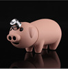 Cross -border Douyin Nasal Pig Creative Mini Pink Double Fire Pig Flexible Lunar Plight Wholesale Stalls