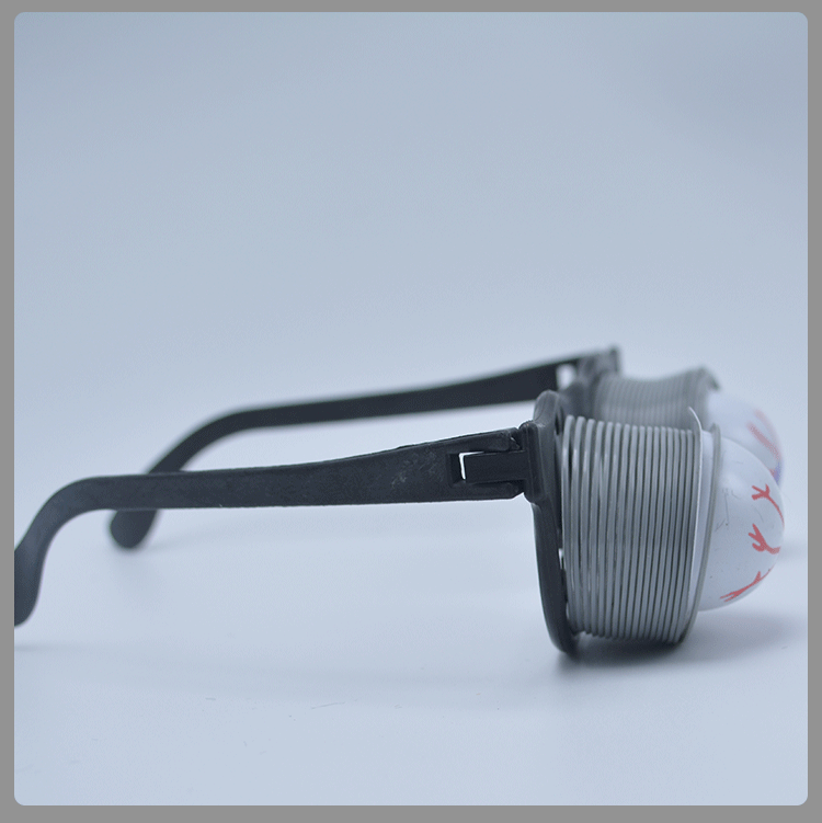 Halloween party costume props: Spring glasses, funny eyeball glasses, April Fool's Day prank glasses detail image 3