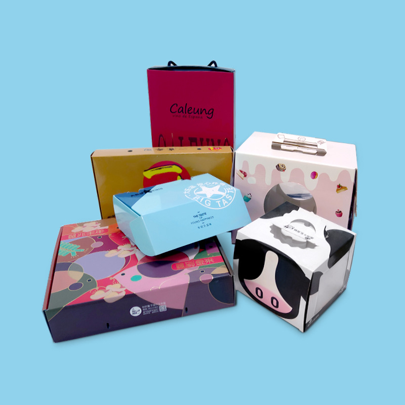 厂家定制炸鸡纸盒手提盒蛋糕盒外包装盒披萨食品包装盒定制印刷