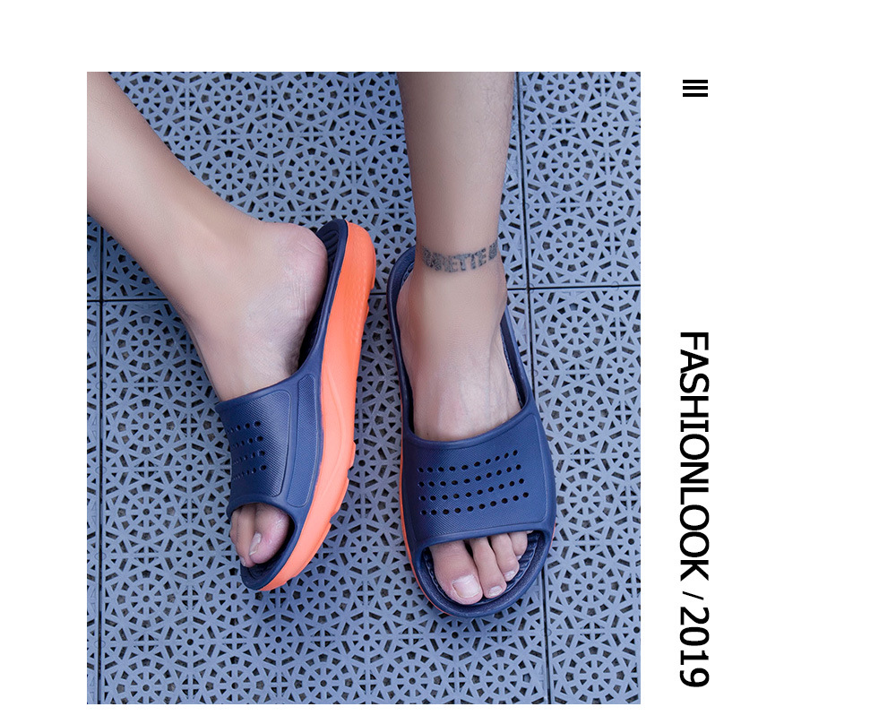 Chaussons Homme Sandales Décontracté Piscine Synthétique Séchage rapide_voghion.com