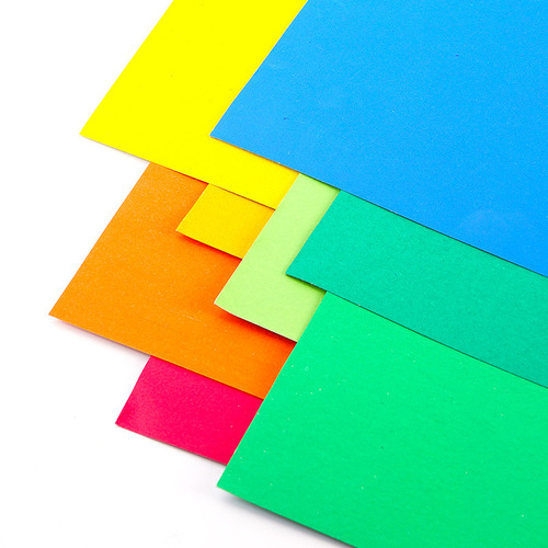 4K 200g black and white color hard cardboard 4-open cardboard Kindergarten children's handmade diy painting art decoration