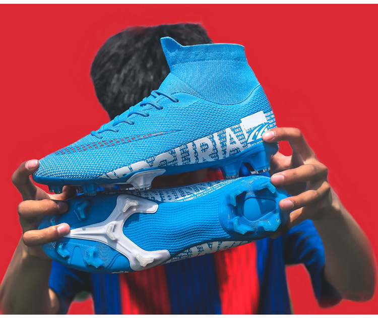 Scarpe da calcio con punte transfrontaliere per bambini e uomini Stivali da commercio estero con punta alta Primavera ed estate_voghion.com