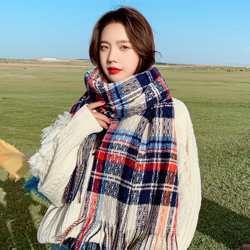 披肩两用秋季外搭韩版棉麻围巾女冬季可爱少女百搭情侣款保暖围脖