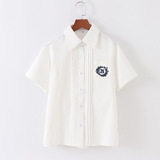 Студенческая юбка в складку, рубашка, японский орган для школьников, короткий рукав