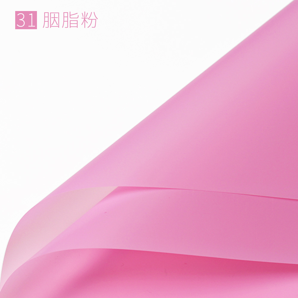 Flower Party Factory al por mayor papel mate de color sólido translúcido papel de embalaje de flores papel de embalaje de flores floristería papel de material de embalaje