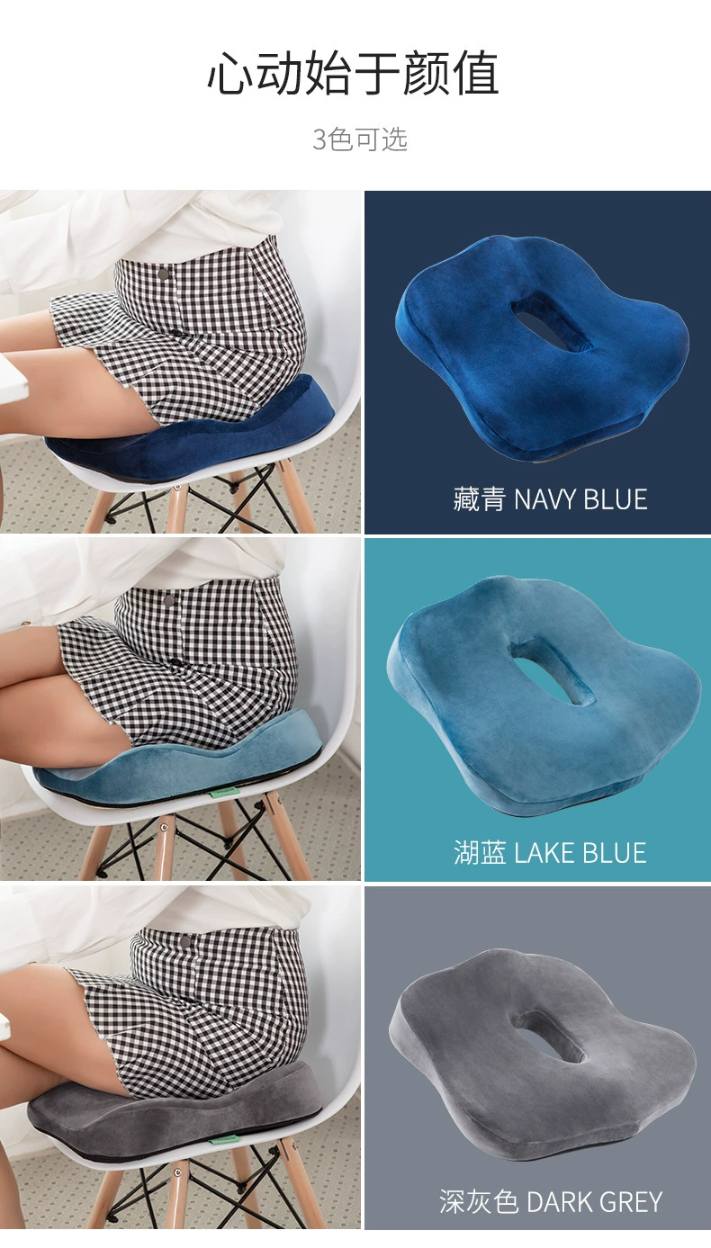 Memory Foam Lumbar Support Pillow Pregnant Waist Pad Car Seat Waist Cushion Protect Spine Vertebral Back Cushion Sleeping Pillow