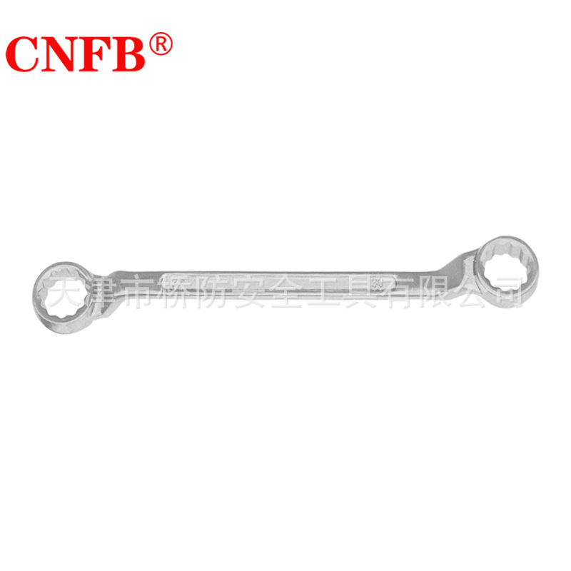 （桥防）天津桥防CNFB防磁防锈不锈钢双头梅花扳手T8-8107