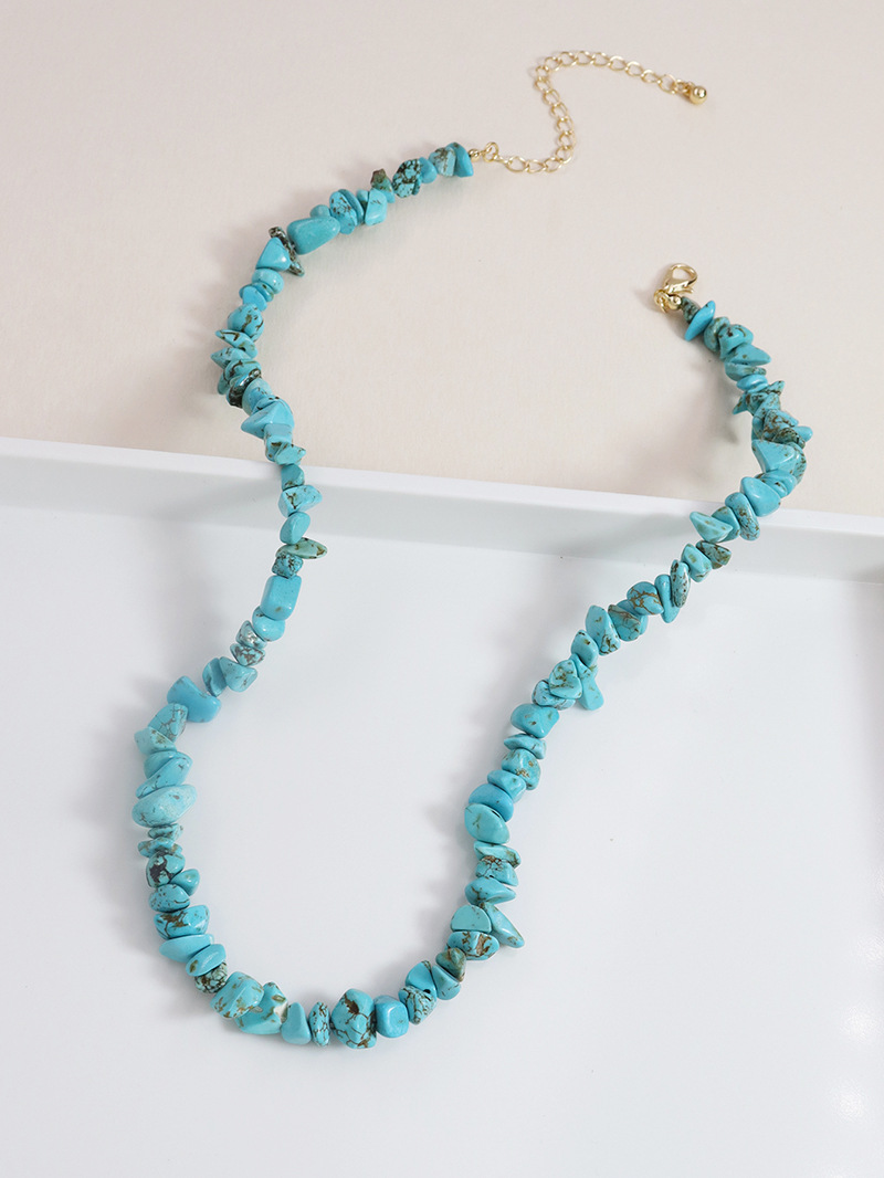 Simple Natural Stone Necklace Hot-selling Wholesale display picture 3