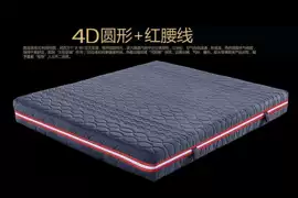 乳胶弹簧床垫;皮艺床;3D床垫