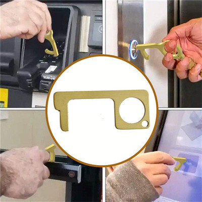 抗菌EDC无接触开门器 防疫防病毒hygiene hand门钩触控笔开门神器|ms