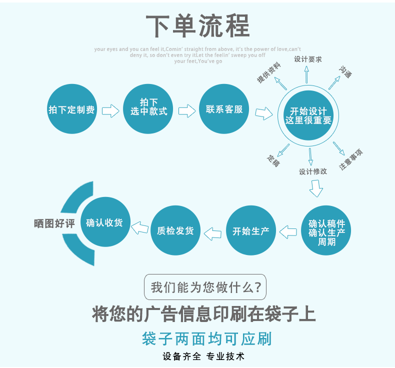 服装店塑料袋彩印女装女鞋帽子内衣塑料创意个性手提袋子可加logo详情4