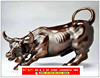 Wall Street Bronze Bull Fengshui Lucky Arts and Crafts Home accessories Office Opening gifts Pure copper Decoration