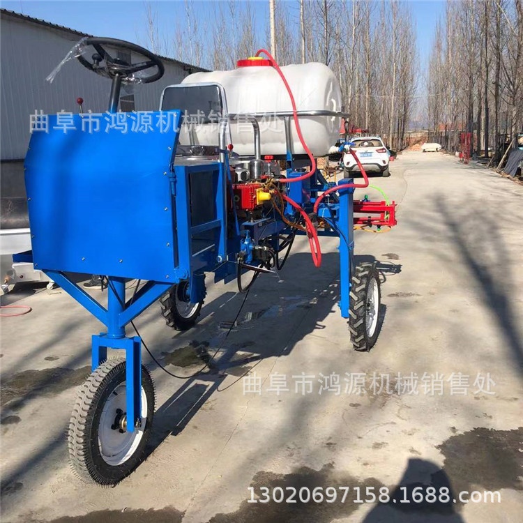 座驾式液压升降打药机 新型四轮打药机 柴油三轮四轮打药机厂家