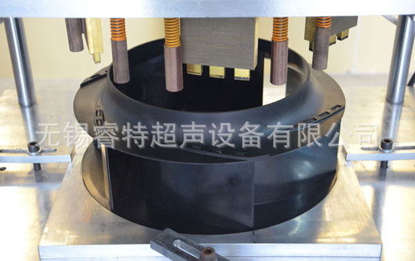 塑料风叶轮热熔焊接机,叶轮风扇叶配件热铆热压焊接设备