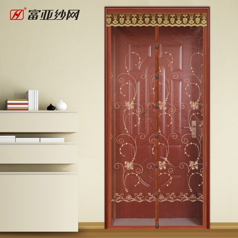 Fuya Summer Anti-mosquito and Anti-fly Screen Door Curtain Encrypted Magnetic Screen Door Screen Window Bedroom Kitchen Partition Curtain Sandman Household Fuya Summer Anti-mosquito and Anti-fly Screen Door Curtain Encrypted Magnetic Screen Door Screen Window Bedroom Kitchen Partition Curtain Sandman Household