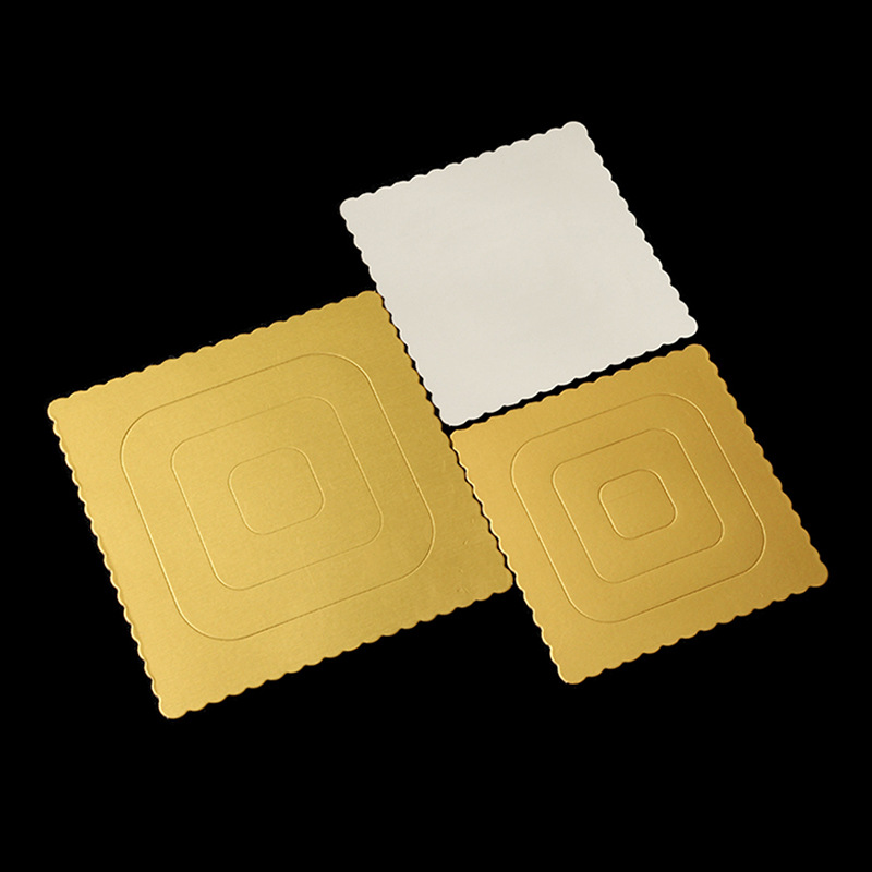 厂家批发加厚金色蛋糕底托4/6/8/10/12寸生日蛋糕包装内托垫 定制