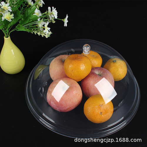 Factory PC Round Food Cover Shockproof Transparent Food Dome Dish Cover Bread Pastry Acrylic Food Preservation Cover Serving Lid