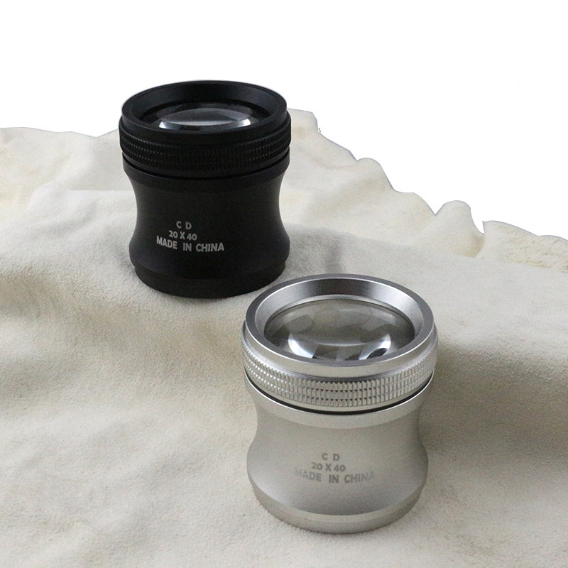 Design two-color magnifying glass