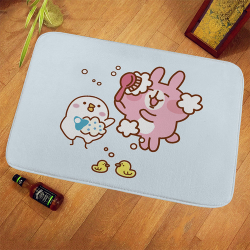 Cartoon floor mat entry door cute cartoon Kalahela rabbit foot mat Taiwan doll machine special leaflet 150g